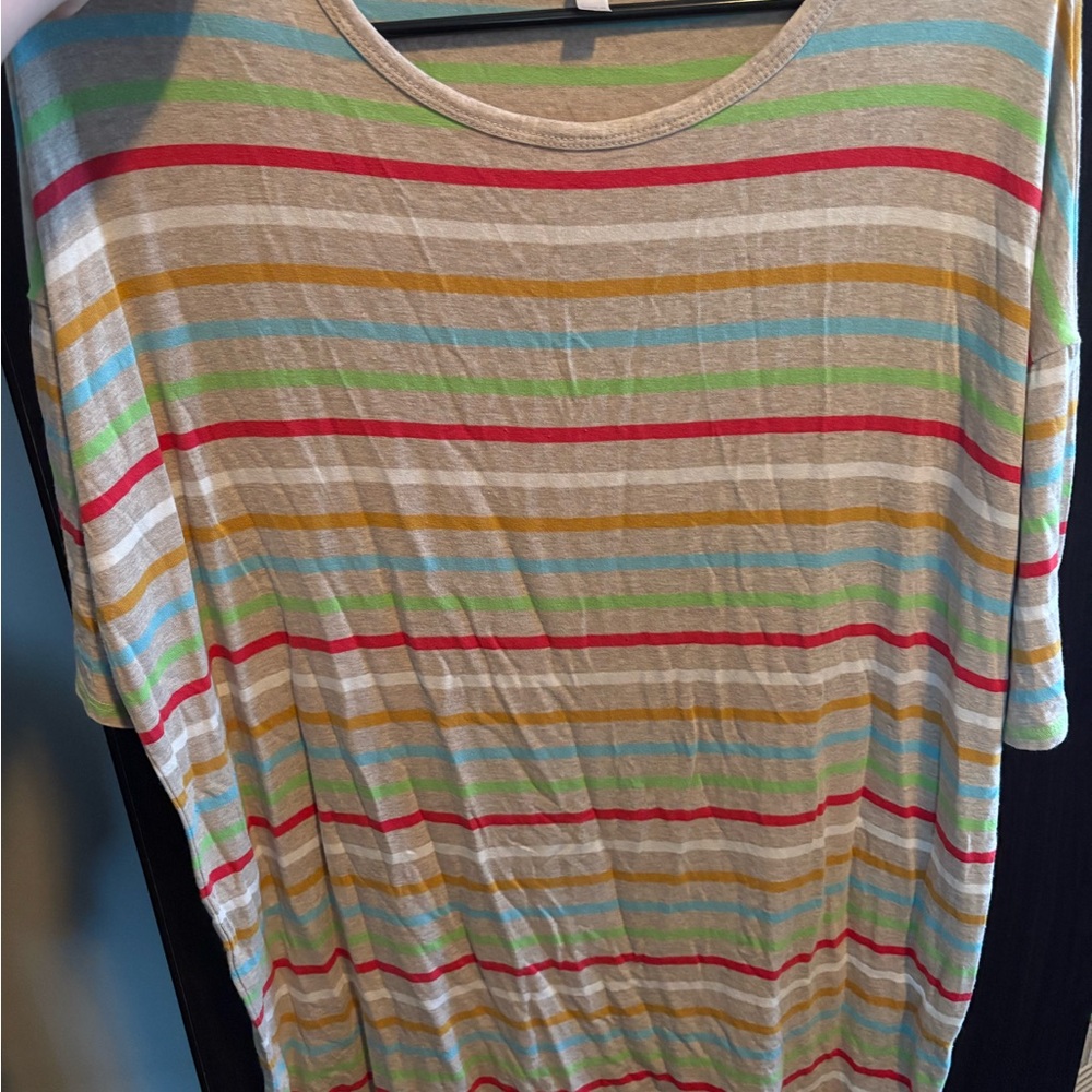LuLaRoe Women's Striped Tunic Top